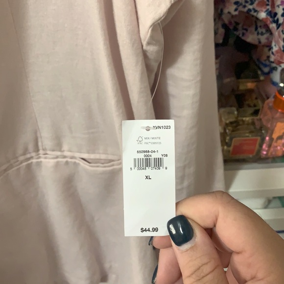 Old Navy Pink Linen Blazer - Picture 4 of 12